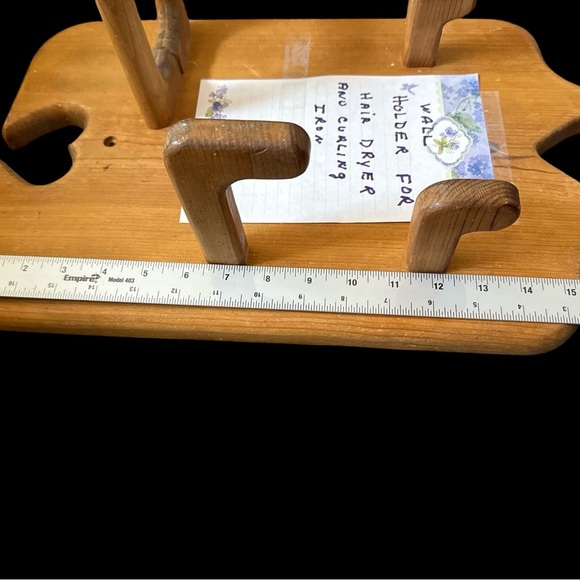 Rustic Heart Wooden Wall Organizer - Picture 5 of 7